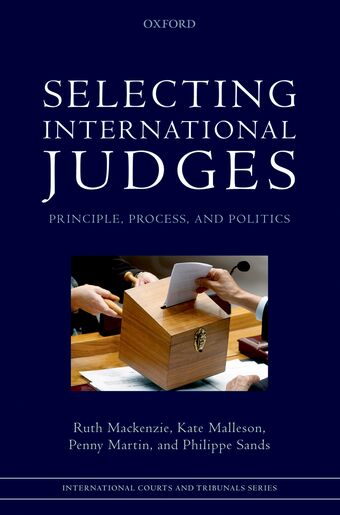 Selecting International Judges book cover