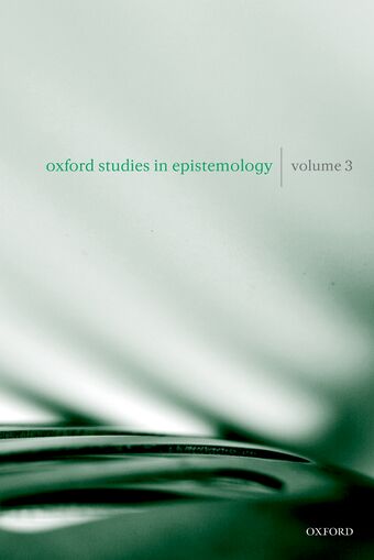 Oxford Studies in Epistemology book cover