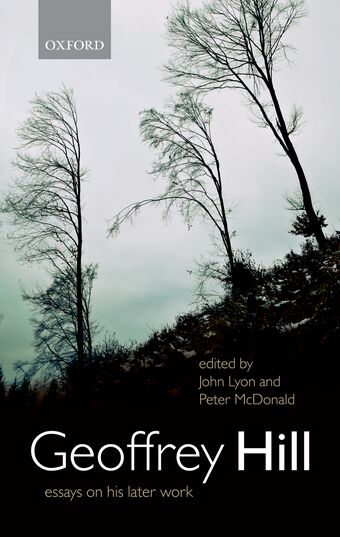 Geoffrey Hill book cover