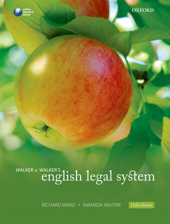 Walker & Walker's English Legal System book cover