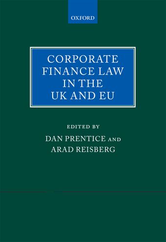 Corporate Finance Law in the UK and EU book cover