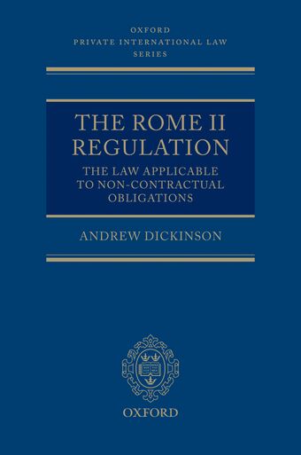 The Rome II Regulation book cover