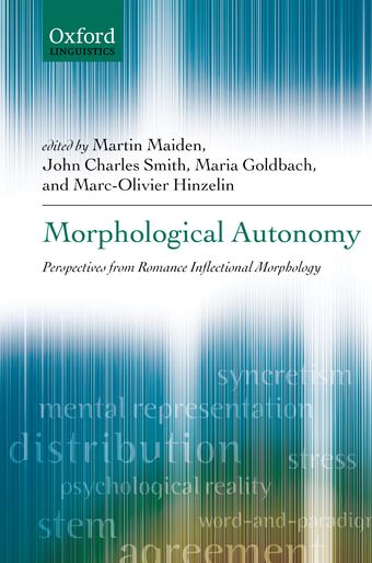 Morphological Autonomy book cover