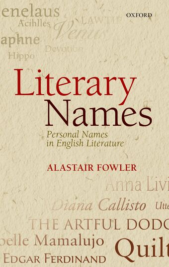 Literary Names book cover