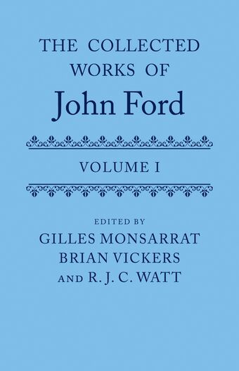 The Collected Works of John Ford book cover