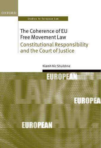 The Coherence of EU Free Movement Law book cover