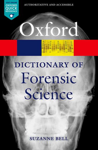 A Dictionary of Forensic Science book cover