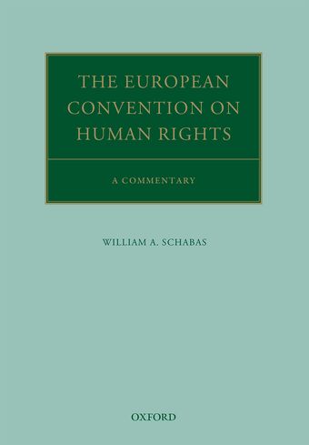 The European Convention on Human Rights book cover