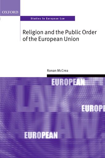 Religion and the Public Order of the European Union book cover