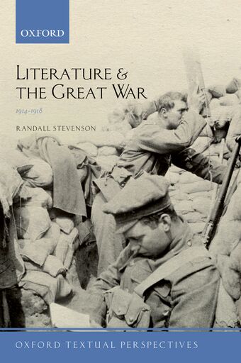 Literature and the Great War 1914-1918 book cover