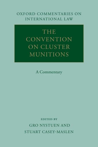 The Convention on Cluster Munitions book cover
