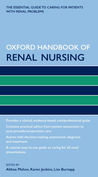Oxford Handbook of Renal Nursing book cover