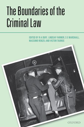 The Boundaries of the Criminal Law book cover