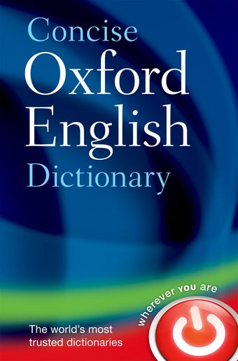 Concise Oxford English Dictionary book cover