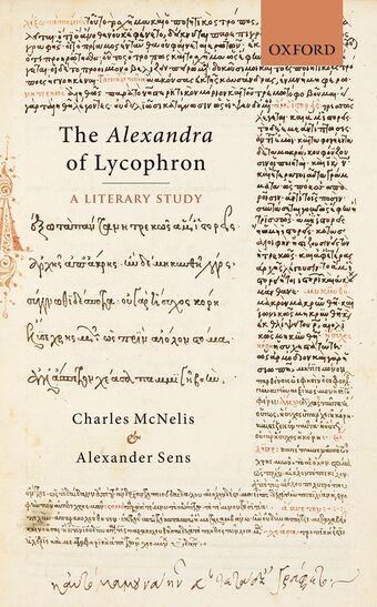 The Alexandra of Lycophron book cover