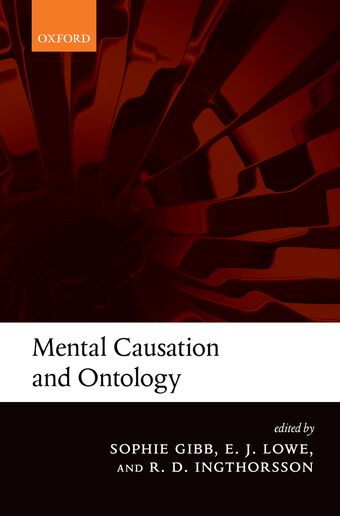 Mental Causation and Ontology book cover