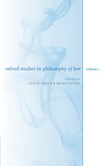 Oxford Studies in Philosophy of Law book cover