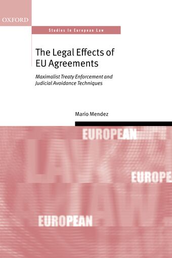 The Legal Effects of EU Agreements book cover