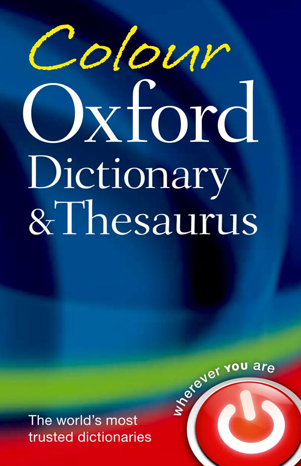 Colour Oxford Dictionary and Thesaurus book cover