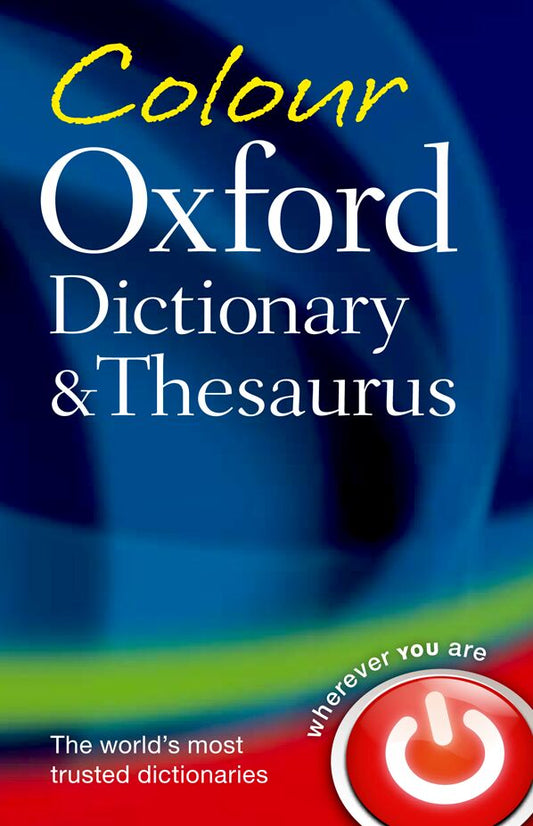 Colour Oxford Dictionary and Thesaurus book cover