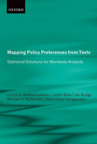 Mapping Policy Preferences from Texts book cover