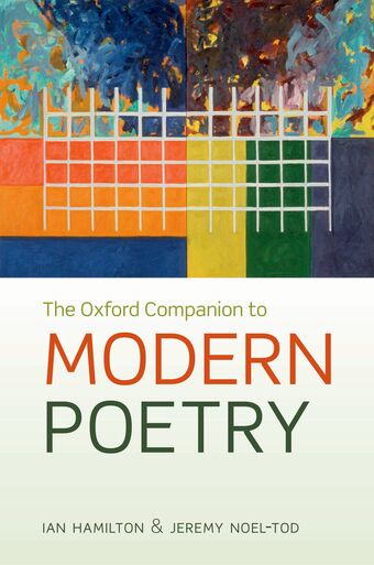 The Oxford Companion to Modern Poetry in English book cover