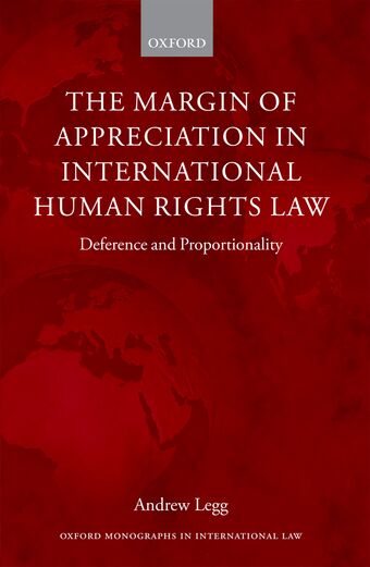 The Margin of Appreciation in International Human Rights Law book cover