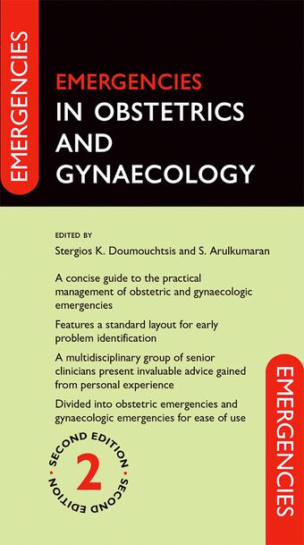Emergencies in Obstetrics and Gynaecology book cover