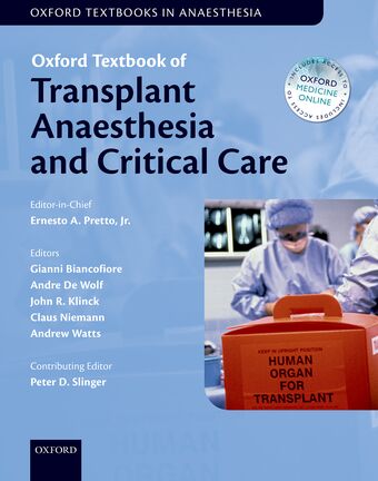 Oxford Textbook of Transplant Anaesthesia and Critical Care book cover