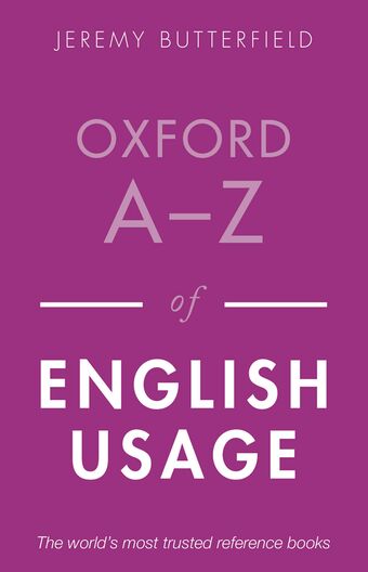 Oxford A-Z of English Usage book cover