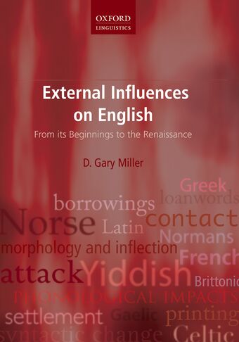 External Influences on English book cover