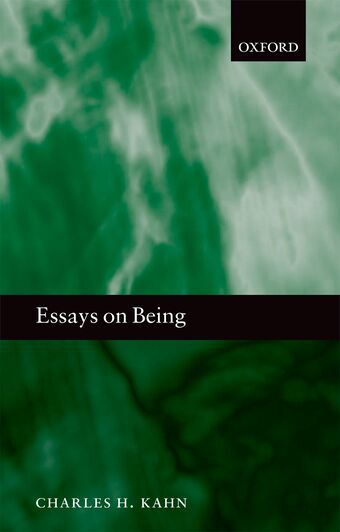 Essays on Being book cover