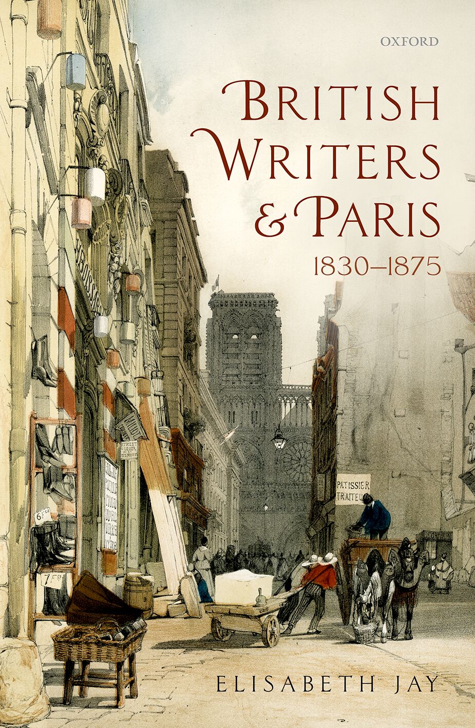 British Writers and Paris: 1830-1875 book cover