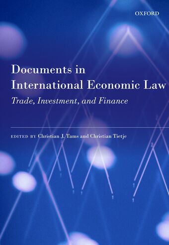 Documents in International Economic Law book cover