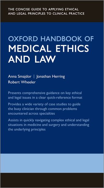 Oxford Handbook Of Medical Ethics & Law Oxhmed Flexi book cover