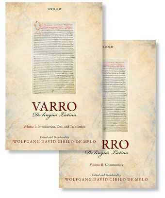 Varro: De lingua Latina book cover