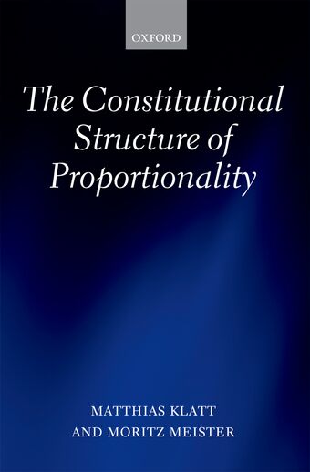 The Constitutional Structure of Proportionality book cover