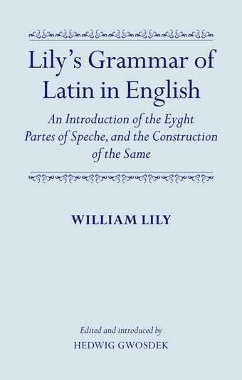 Lily's Grammar of Latin in English book cover