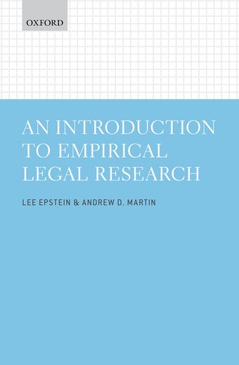 An Introduction to Empirical Legal Research book cover