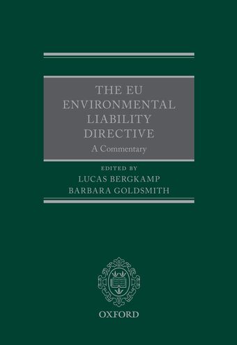 The EU Environmental Liability Directive book cover