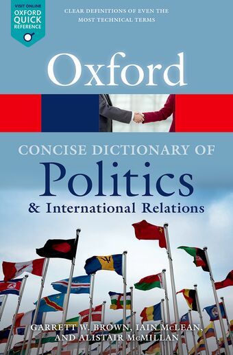 The Concise Oxford Dictionary of Politics and International Relations book cover
