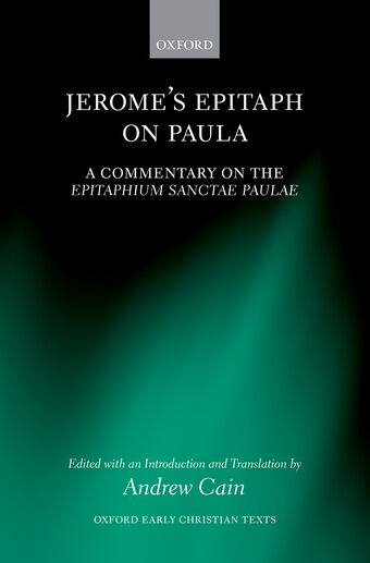 Jerome's Epitaph on Paula book cover