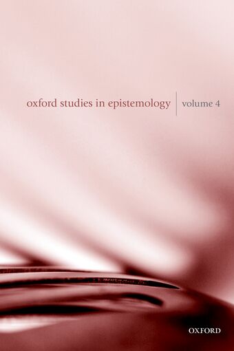 Oxford Studies in Epistemology book cover