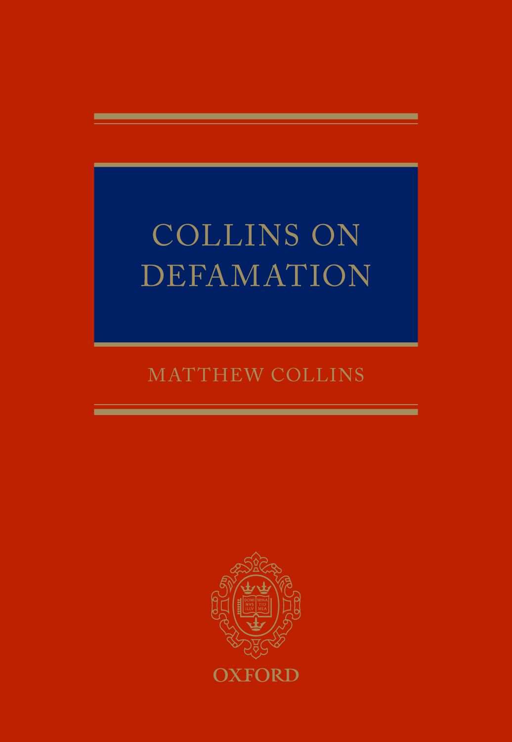 Collins On Defamation book cover