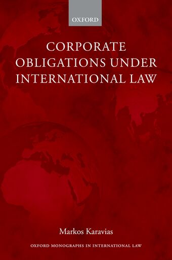 Corporate Obligations under International Law book cover