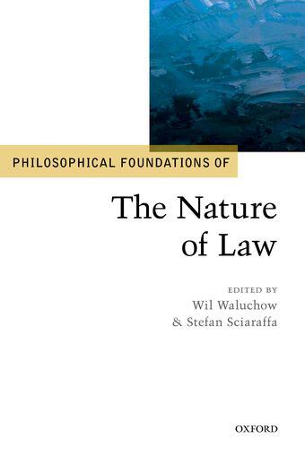 Philosophical Foundations of the Nature of Law book cover