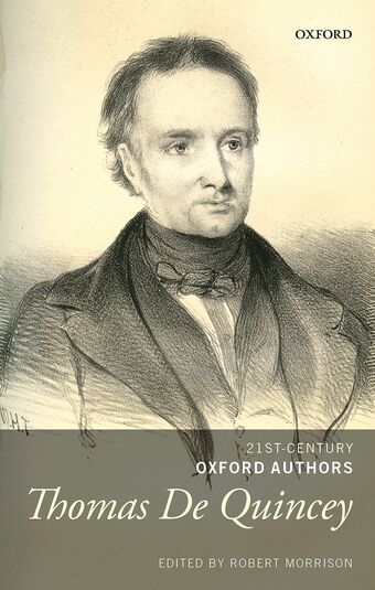 Thomas De Quincey book cover