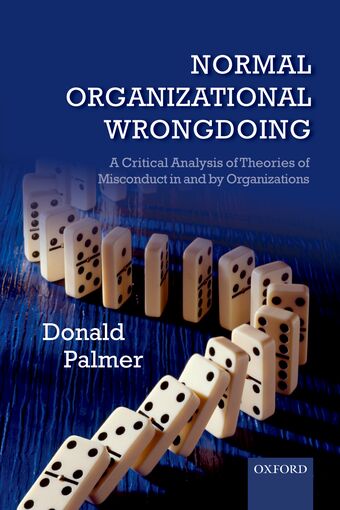 Normal Organizational Wrongdoing book cover