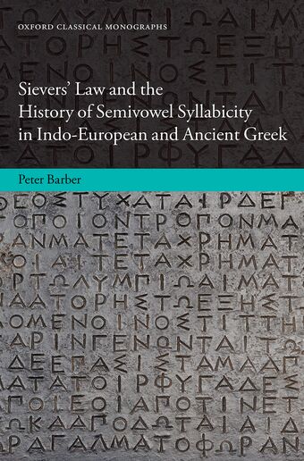 Sievers' Law and the History of Semivowel Syllabicity book cover