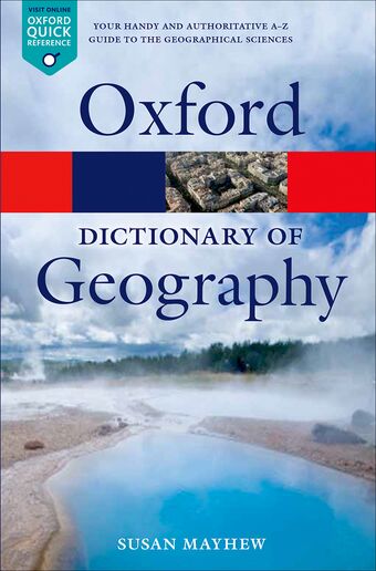 A Dictionary of Geography book cover
